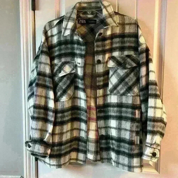 Zara oversized Wool blend shacket - Picture 4 of 13